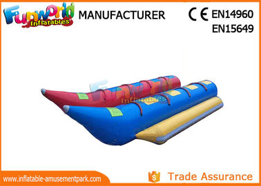 0.9mm PVC Tarpaulin Inflatable Banana Boat / Inflatable Water Toys