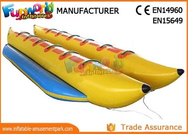 0.9mm PVC Tarpaulin Inflatable Banana Boat / Inflatable Water Toys