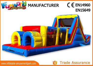 Sports Challenge Outdoor Inflatable Obstacle Course For Adults CE UL SGS