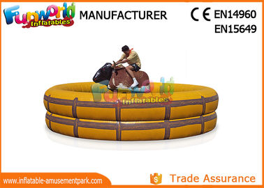 0.55mm PVC Tarpaulin Inflatable Rodeo Bull Waterproof And Fire Resistant