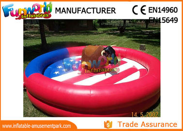 0.55mm PVC Tarpaulin Inflatable Rodeo Bull Waterproof And Fire Resistant