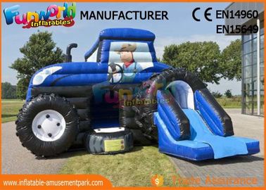 Commercial Party Jumping Castles With Prices / Inflatable Tractor Bounce House