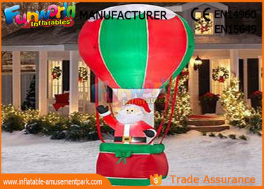 Outdoor Advertising Inflatables Santa Christmas Decoration Size Customized