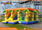 durable Inflatable Amusement Park Climbing Wall Jungle Bouncer With Slide 6.8 * 7.2 m