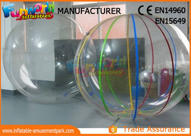 Customized Safe Kindergarten Inflatable Zorb Ball , Inflatable Water Ball Pool