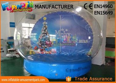 Custom Christmas Inflatable Human Snow Globe For Christmas Decoration 