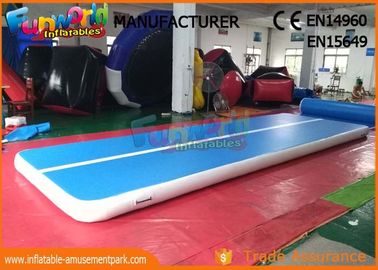 6m x 2m Inflatable Sports Games , Dwf Material Gymnastics Mat Air Tumble Track