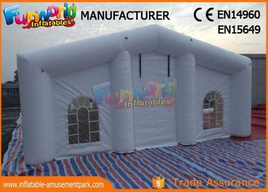 Factory Dome Cube Inflatable Party Tent With LED Lighting Customized Color