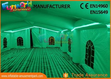 Factory Dome Cube Inflatable Party Tent With LED Lighting Customized Color