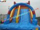 9M PVC Tarpaulin Commercial Inflatable Slide , Inflatable Bouncer Slides Games