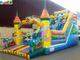 Cute Spongebob Commercial Inflatable Slide , Inflatable Bouncer Castle Slide For Children
