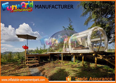 Transparent Igloo Dome Tent / 0.6mm PVC Tarpaulin Inflatable Bubble Tent