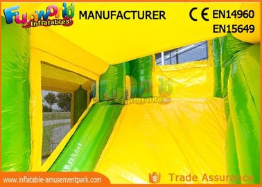 0.55mm Vinyl Commercial Bouncy Castles / Inflatable Bounce House For Toddler