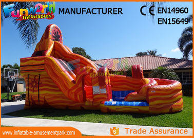 Waterproof Giant Outdoor Inflatable Hurricane Water Slide With Digital Printing