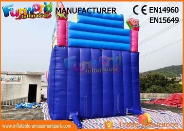 Amusement Park Giant Inflatable Water Slide For Adult / Pvc Spongebob Slide