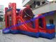 Commercial Spiderman Inflatable Bouncy Slide , Kid Inflatable Combo Slide