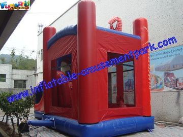 Commercial Spiderman Inflatable Bouncy Slide , Kid Inflatable Combo Slide