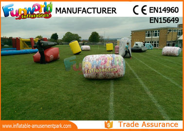 Military Inflatable Paintball Bunkers / Laser Tag Air Bunkers Paintball Barriers