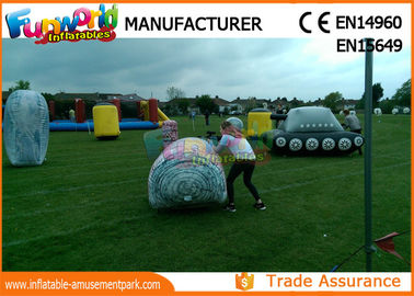 Military Inflatable Paintball Bunkers / Laser Tag Air Bunkers Paintball Barriers