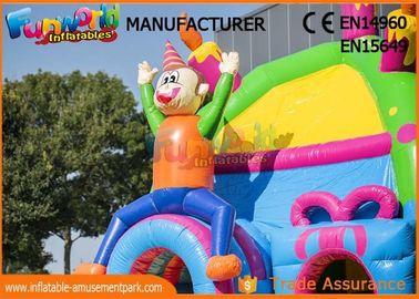 Tarpaulin Kids Bouncy Castles / Inflatable Bounce House For Party