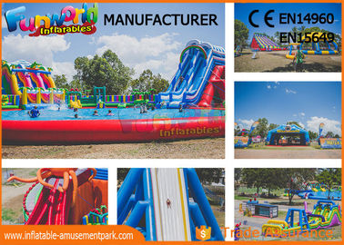 Digital Printing Inflatable Water Parks For Children EN15649 EN71 SGS