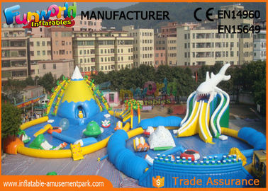 Digital Printing Inflatable Water Parks For Children EN15649 EN71 SGS