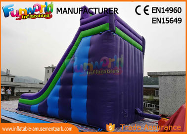 Vertical Rish Commercial Inflatable Dry Slide For Outdoor Activity Waterproof