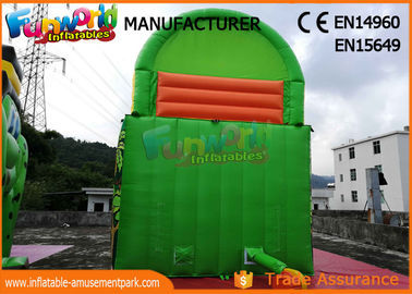 Printed Inflatable Jungle Slide / Commercial Inflatable Bounce House