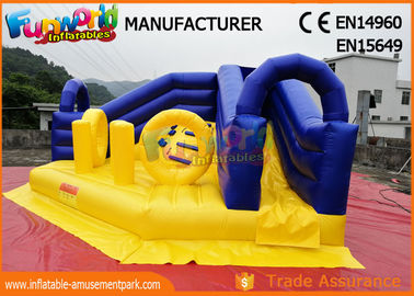 Amusement Park Commercial Inflatable Slide / Blow Up Bounce House