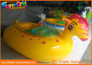 Adult Electric Inflatable Boat Toys , Animal Shape Motorized Inflatable Bumper Boats