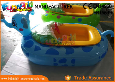 Adult Electric Inflatable Boat Toys , Animal Shape Motorized Inflatable Bumper Boats