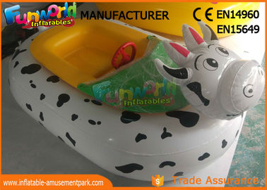 Adult Electric Inflatable Boat Toys , Animal Shape Motorized Inflatable Bumper Boats