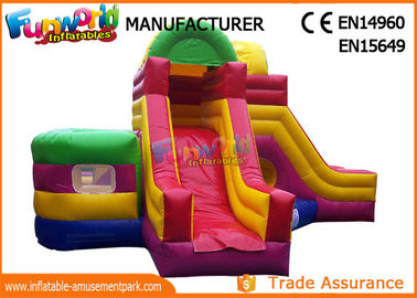 Mega Obstacle Course Inflatable Amusement Park Playground / Inflatable Fun City