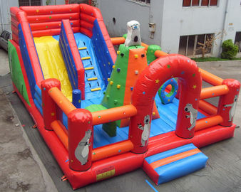 Bear Inflatable Theme Park Bounce House Gonflables Jumping Castle Digitial Printing