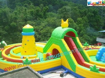 Outdoor Small Children Inflatable Amusement Park , Inflatable Sport Games Safe for Rental