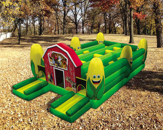 Fall Event Inflatable Sports Games / Inflatable Corn Maze Obstacle Course