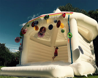 Custom Made Carpa Hinchable Inflatable Party Tent White Bouncy Castle For Wedding