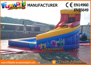 Water - Proof Giant Inflatable Water Slide / Outdoor Inflatable Pool Park