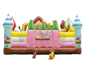 Candy House Indoor Bouncy Castle Playground Combo Games Commercial Grade