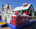 Inflatable Party Combo Jumping Castle Snowman Archway Christmas Moonwalk