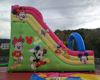 Disney Mickey Mouse Inflatable Bouncy Slide Commercial Grade PVC Slipping Games