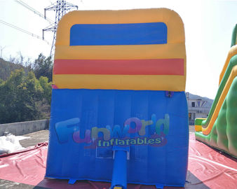 Commercial Inflatable Dry Slide Bouncer For Kids And Adults / Blow Up Land Slide