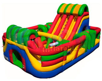 Multi Adult Jumping Inflatable Amusement Park Bouncy Castle Slide