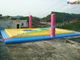 Customized Inflatable Sports Games Funny Bossaball / Volleyball Court