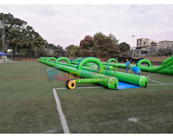 CE Outdoor Inflatable Water Slides 1000ft Long City Inflatable Slip And Slide For Adults