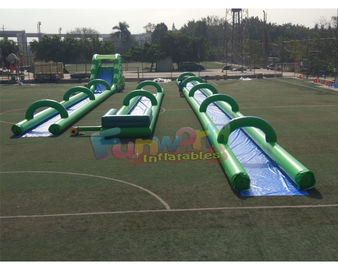 CE Outdoor Inflatable Water Slides 1000ft Long City Inflatable Slip And Slide For Adults