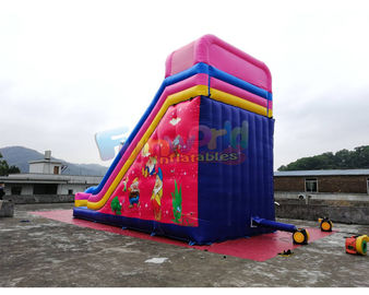 Inflatable Outdoor Bouncy Castle Slide Elves For Events Multi Color