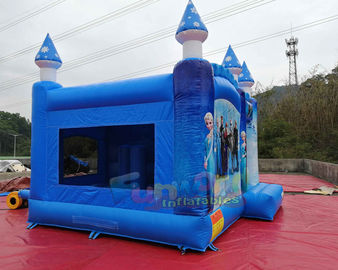 Frozen Inflatable Bouncer Slide Jumping Castle Combo 1 Year Guarantee