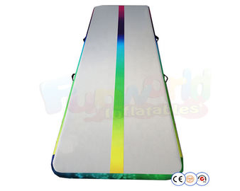 DWF Drop Stitch Fabric Gymnastic Air Track Inflatable Yoga Mat Customized Size