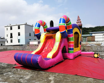 Sugar Shack Bouncy Castle Slide Inflatable Combo Bounce House For Amusement